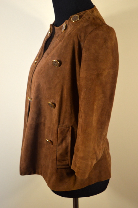 Tory Burch Cute Brown Suede Jacket Size 4
