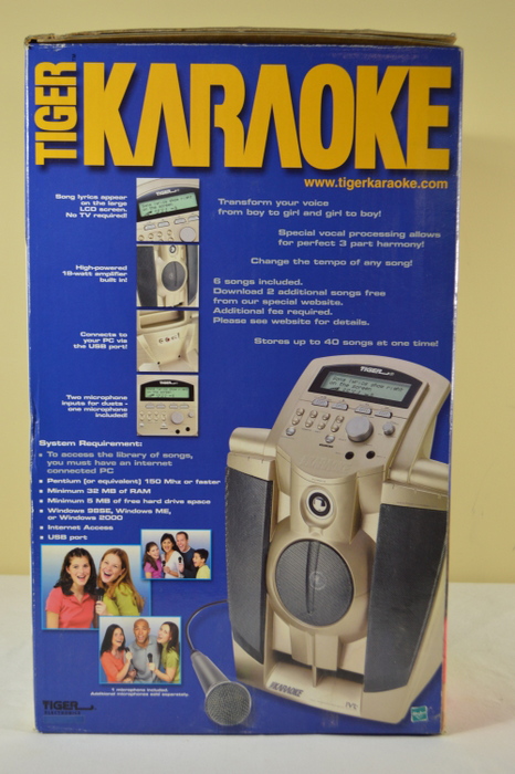 Tiger Karaoke Machine - Never Used!
