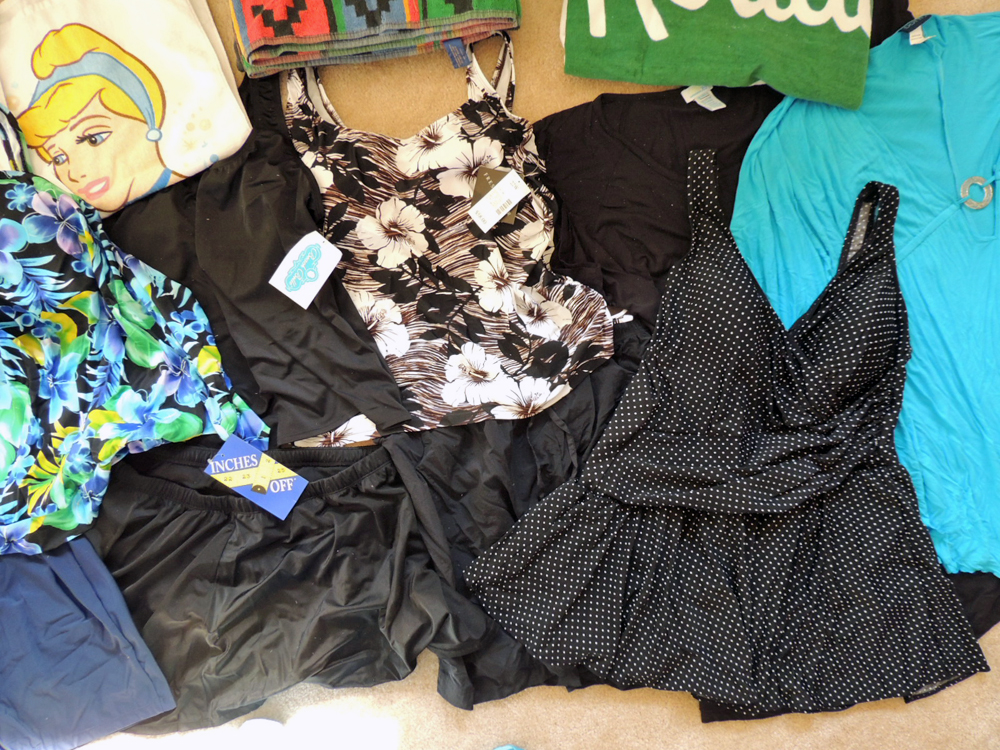 Swimwear, Beach Towels, and Cover-Ups