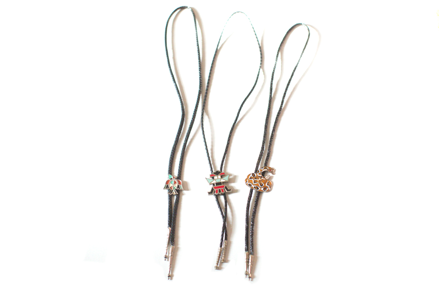3 Painted Bolo Ties