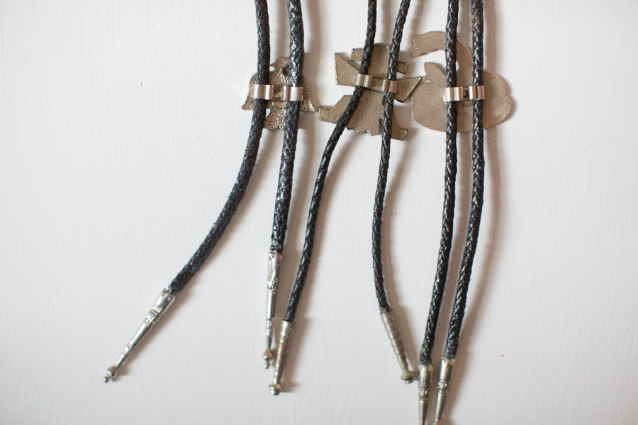 3 Painted Bolo Ties