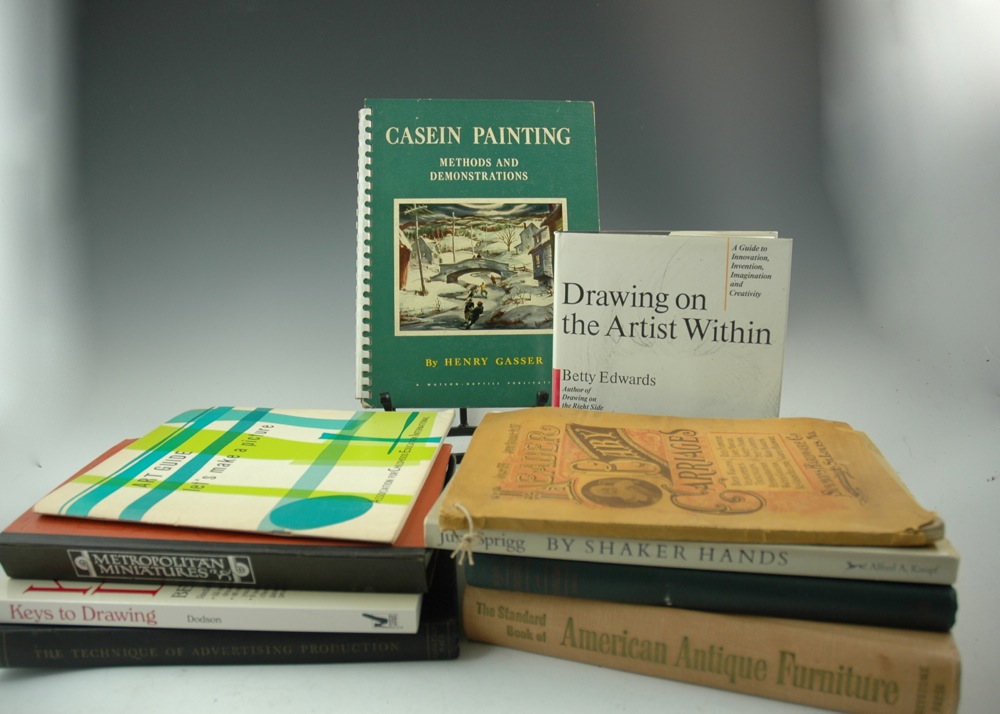 Assortment of Art and Furniture Books