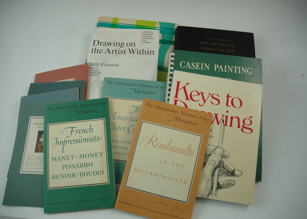 Assortment of Art and Furniture Books