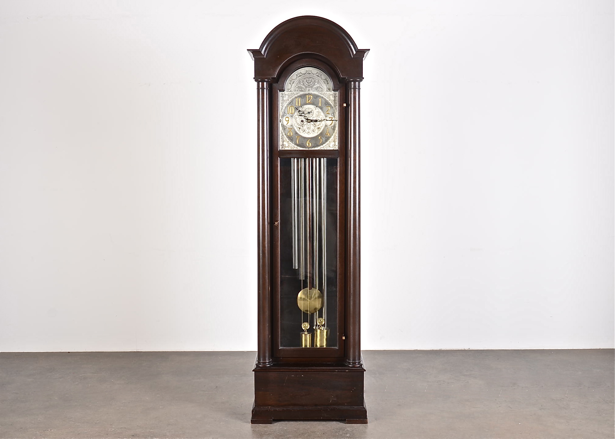 Antique Herschede Hall Clock Company Grandfather Clock