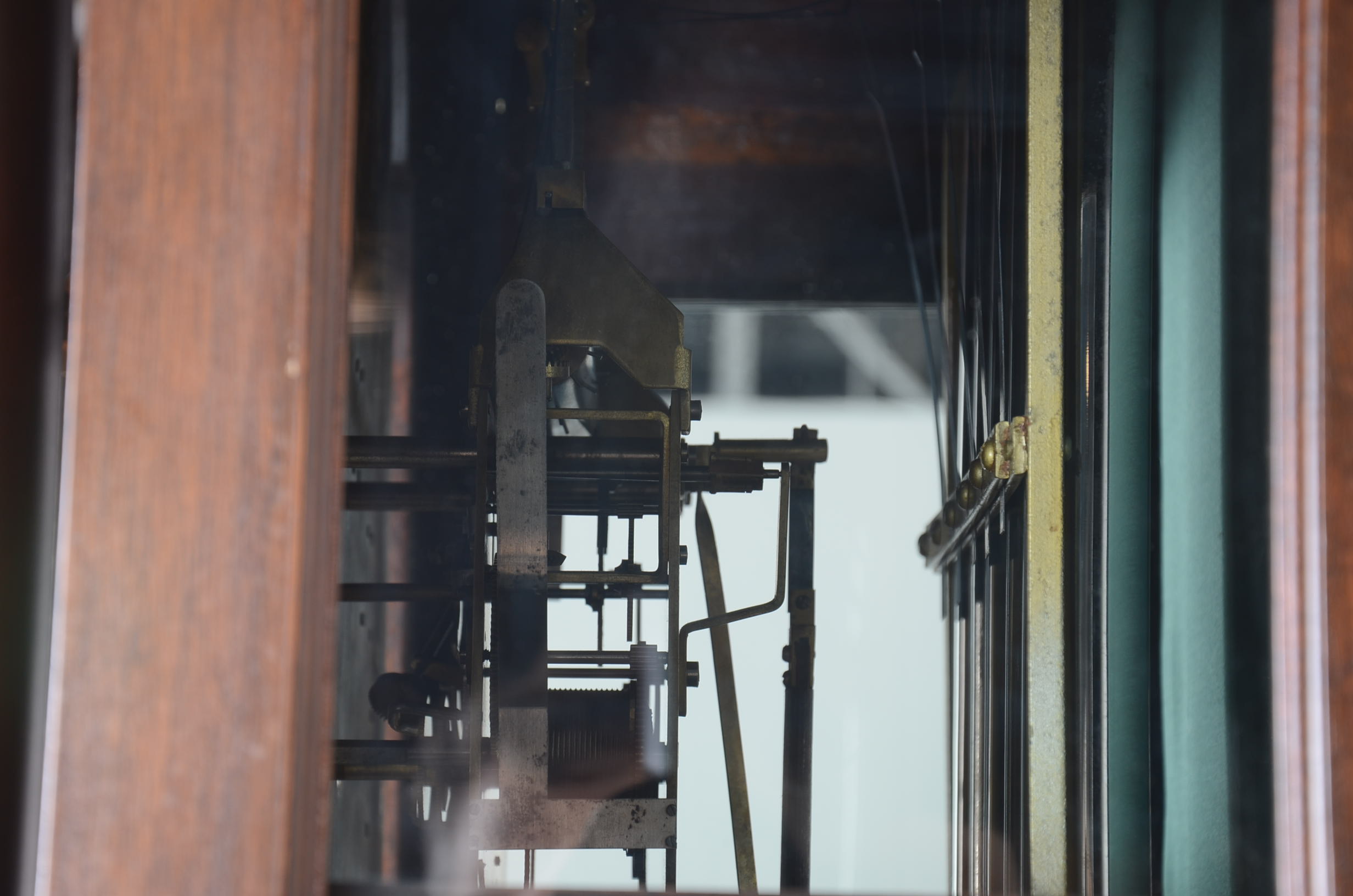 Antique Herschede Hall Clock Company Grandfather Clock