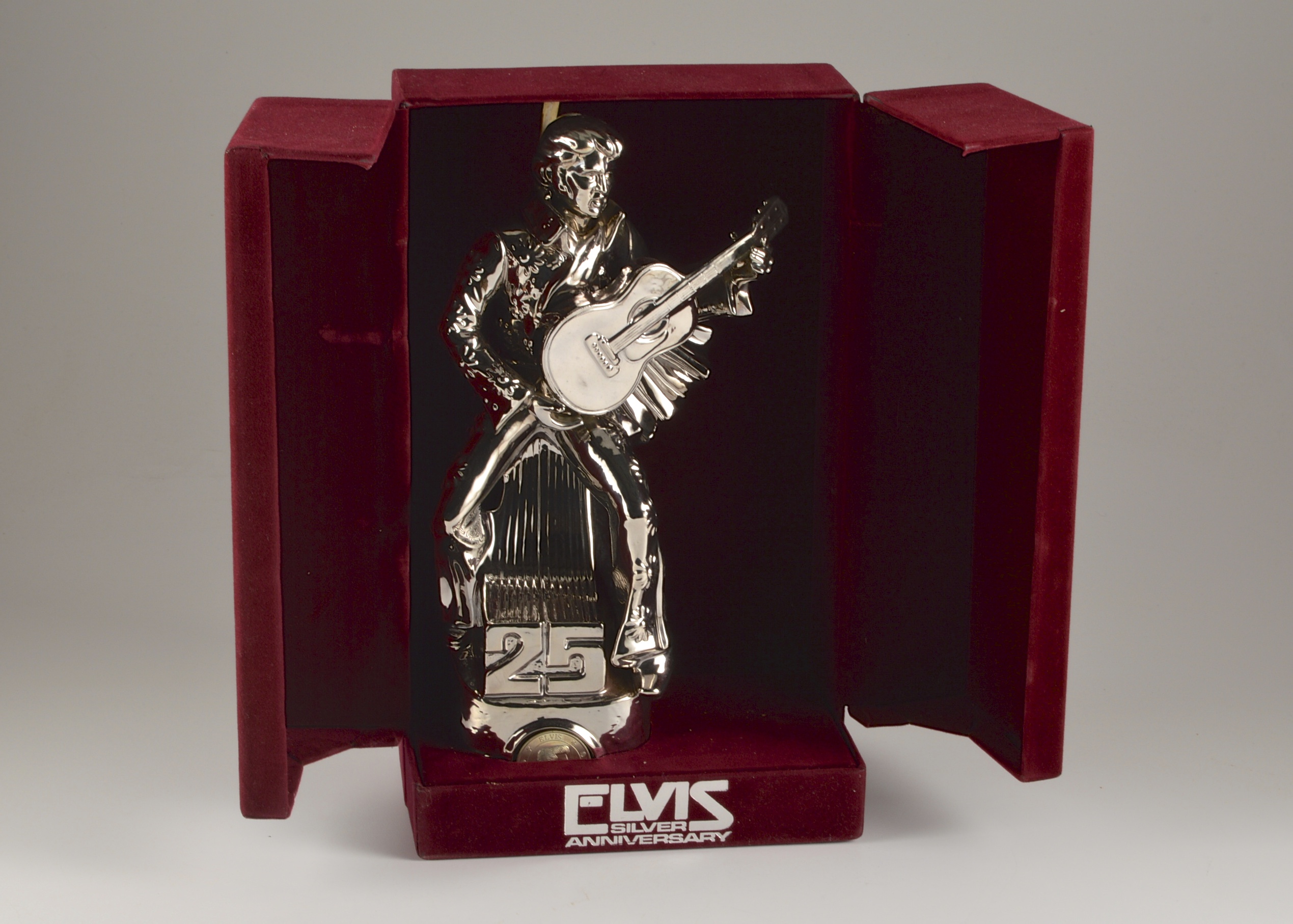 Elvis Silver 25th Anniversary Decanter