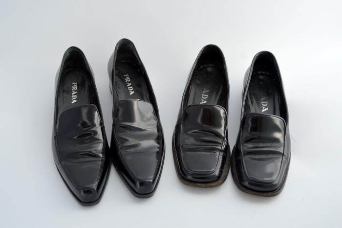 2 Pair of Prada Loafers