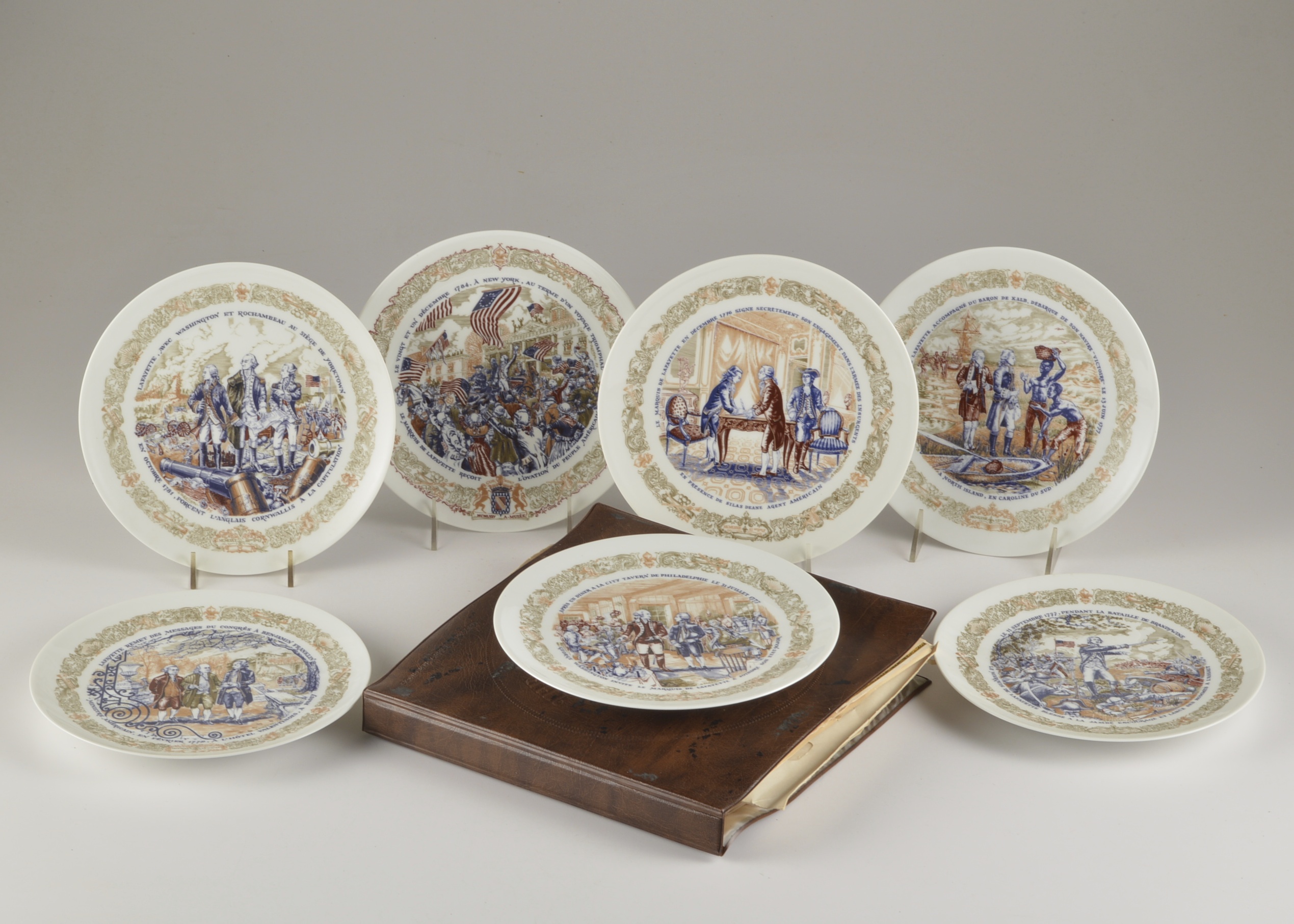 Collection of (7) Vintage Lafayette Legacy Collector Plates