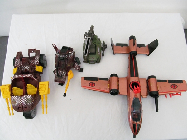 Three G.I. Joe Toy Vehicles