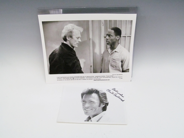 Clint Eastwood Autographed Memorabilia