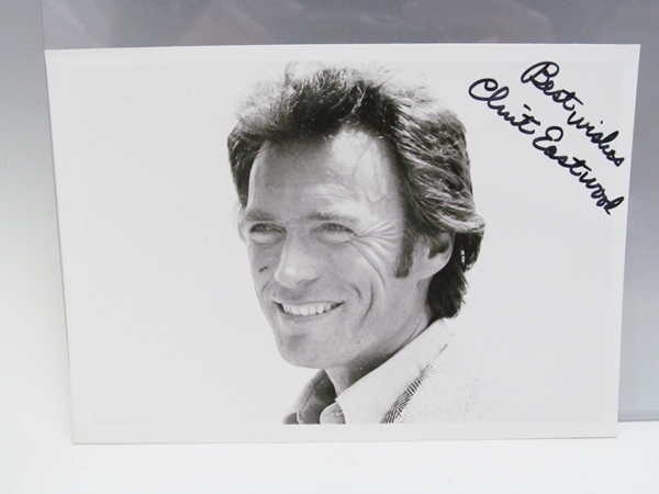 Clint Eastwood Autographed Memorabilia
