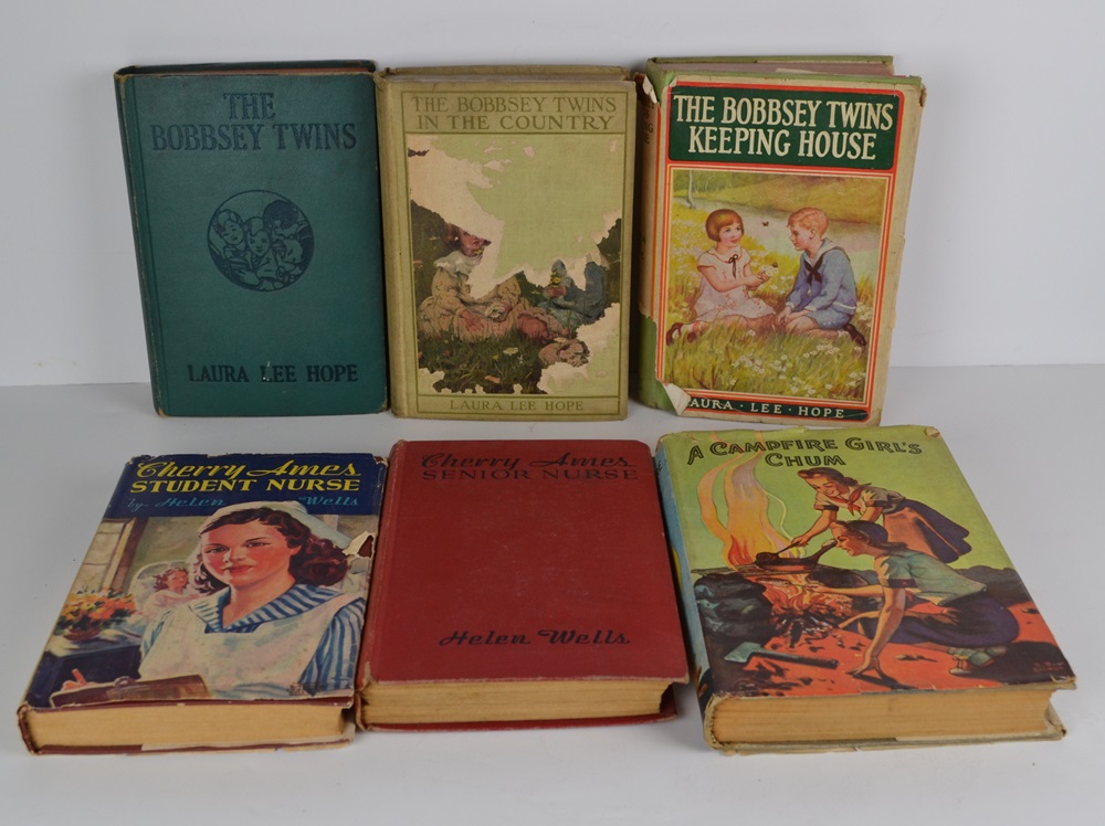 Vintage Bobbsey Twins, Cherry Ames and Campfire Girls Books
