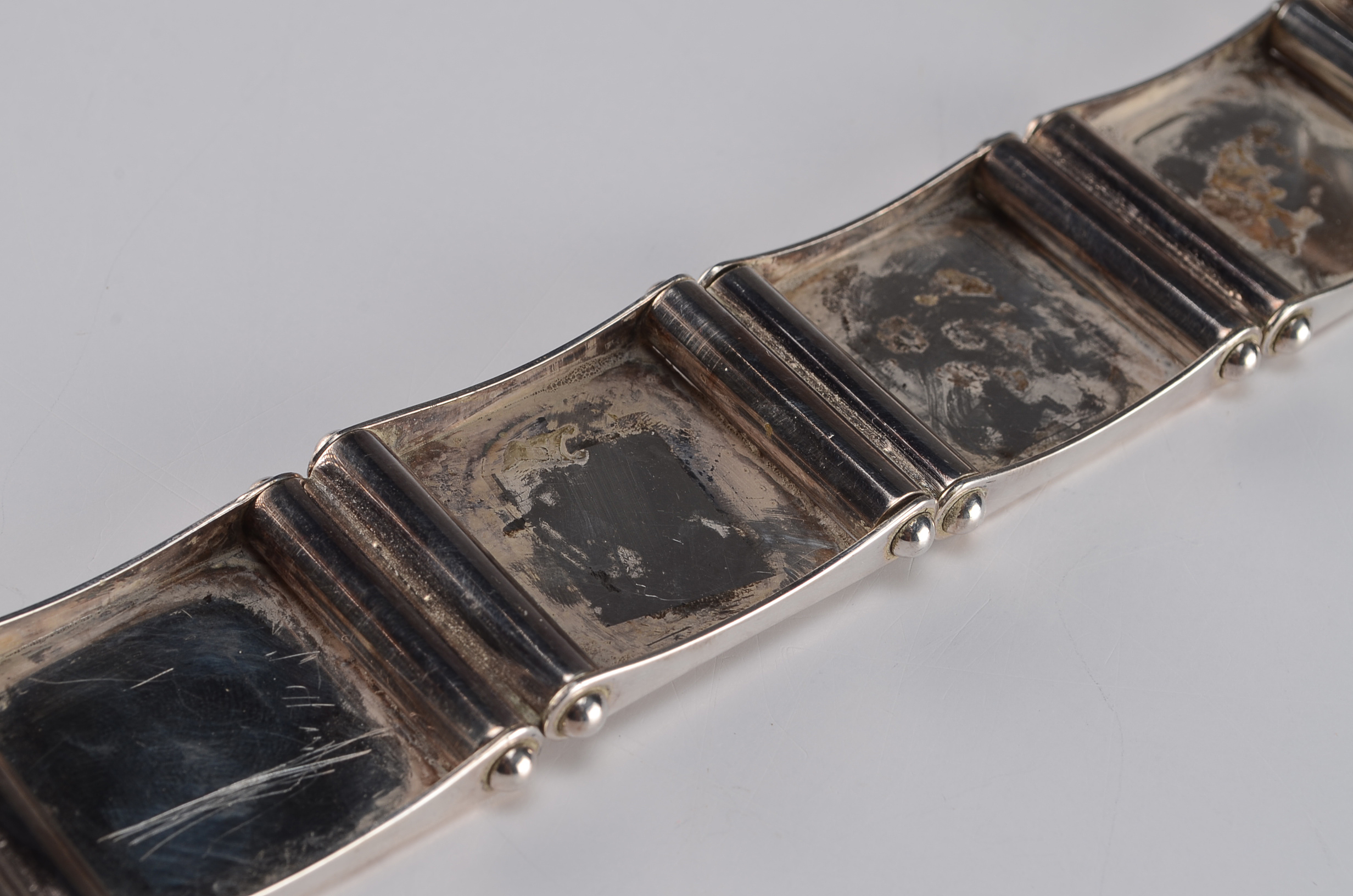 Vintage Hermes Paris Articulated Dachshund Silver Plate Picture Frame