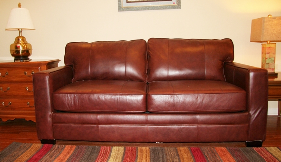 Havertys Leather Sleeper Sofa