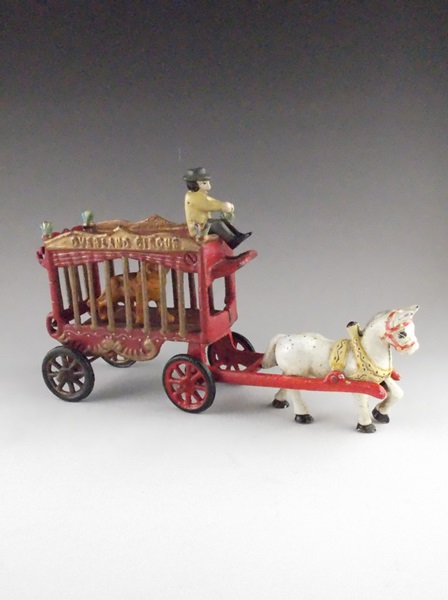 Cast Iron Tiger Cage Circus Cart