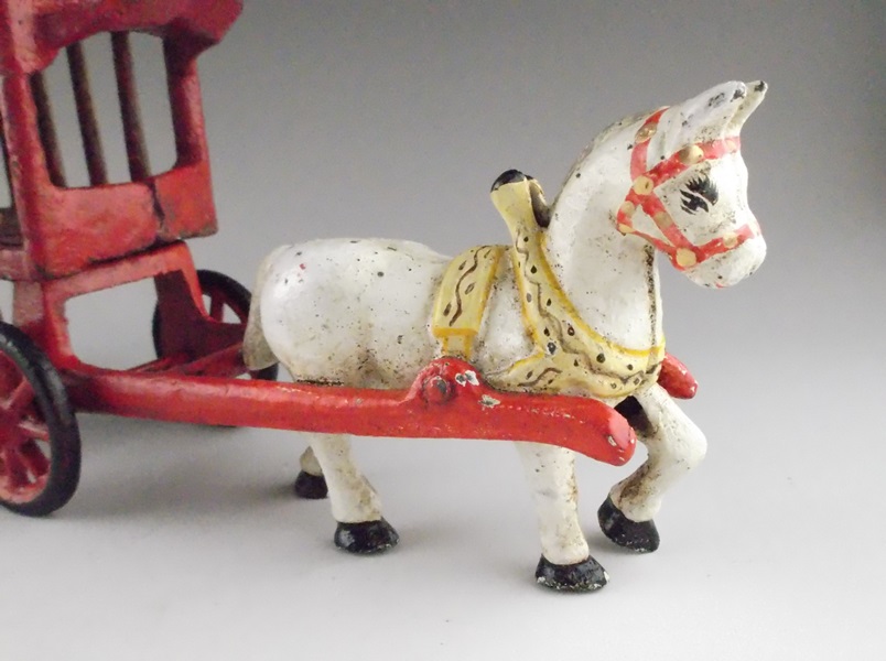 Cast Iron Tiger Cage Circus Cart
