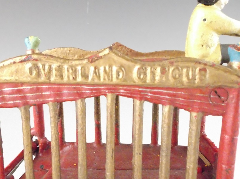 Cast Iron Tiger Cage Circus Cart