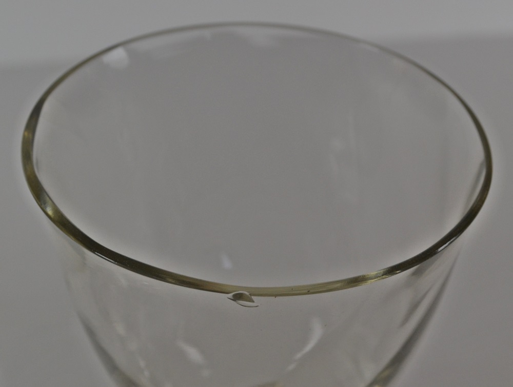  Vintage Heisey Glass Wine and Cordial Glasses 'Waverly' Blank