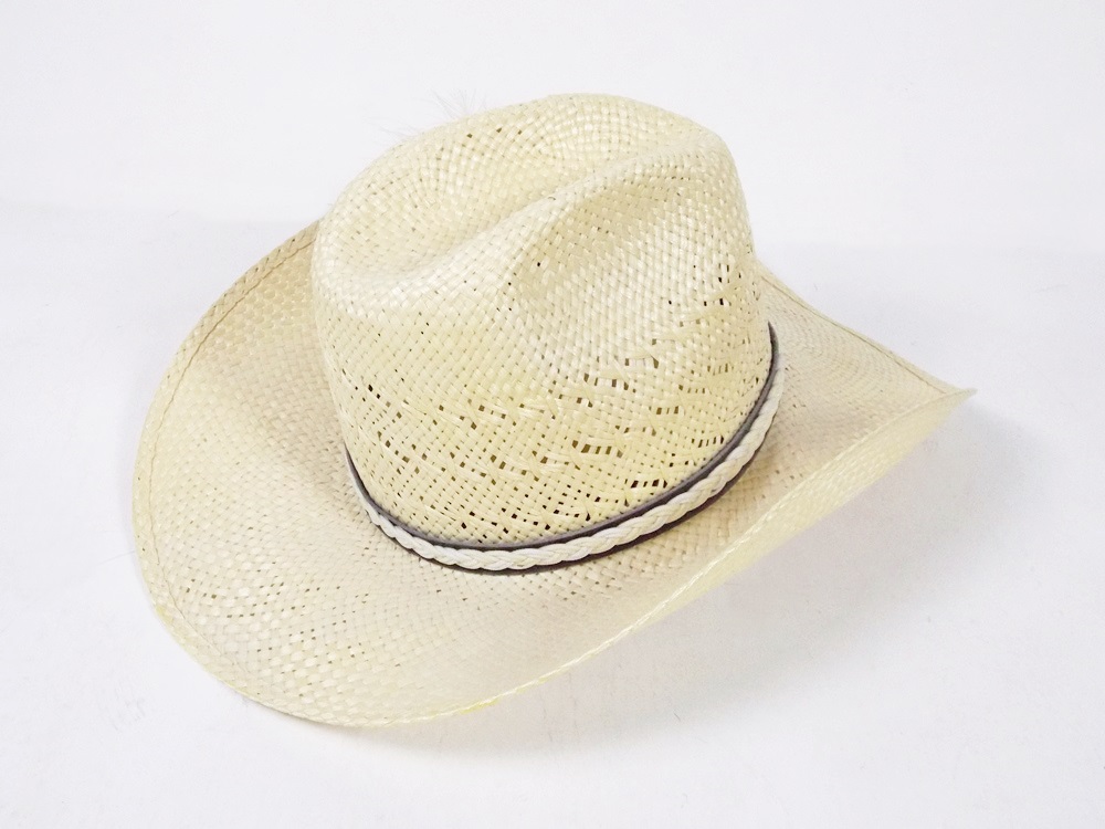 A VIntage Larry Mahan Resistol "Hot Shot" Straw Cowboy Hat