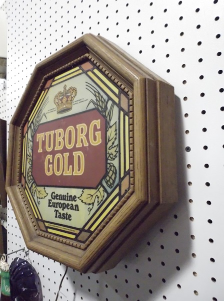 Lighted Tuborg Gold Beer Sign 