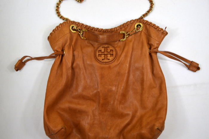Tory Burch Marion Slouchy Tote - Brown Leather 