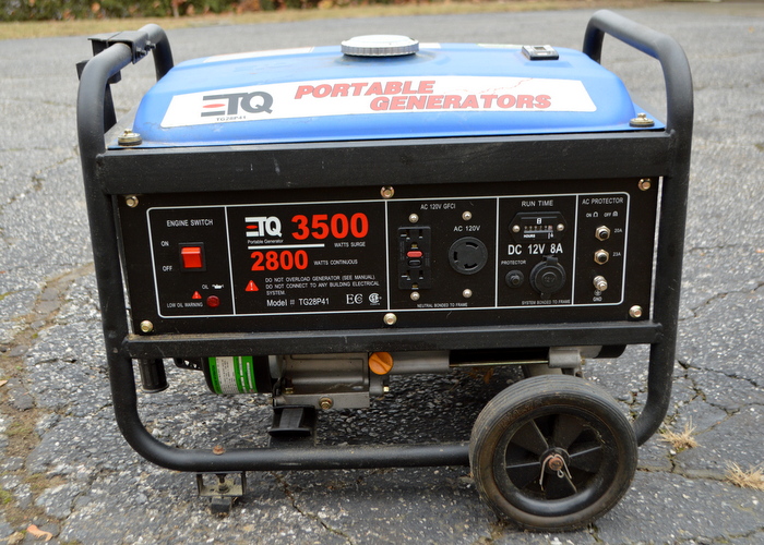ETQ 3500 Gas Powered Generator
