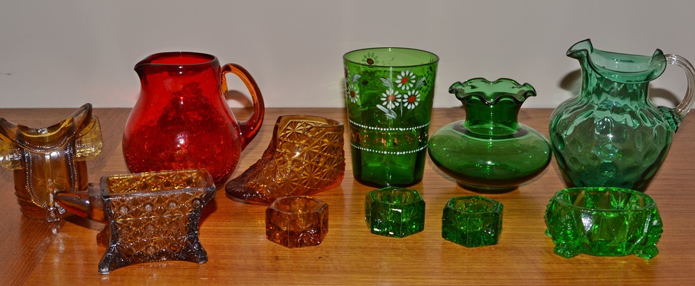 Collectible Pattern Glass & Hand Blown Glass