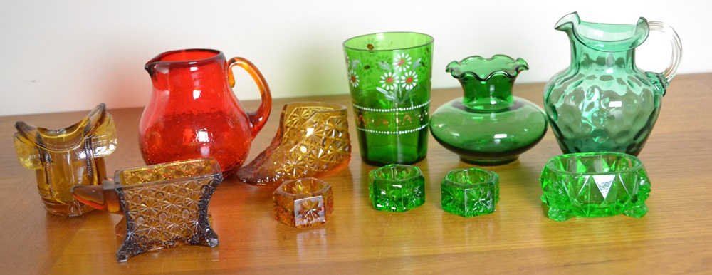 Collectible Pattern Glass & Hand Blown Glass