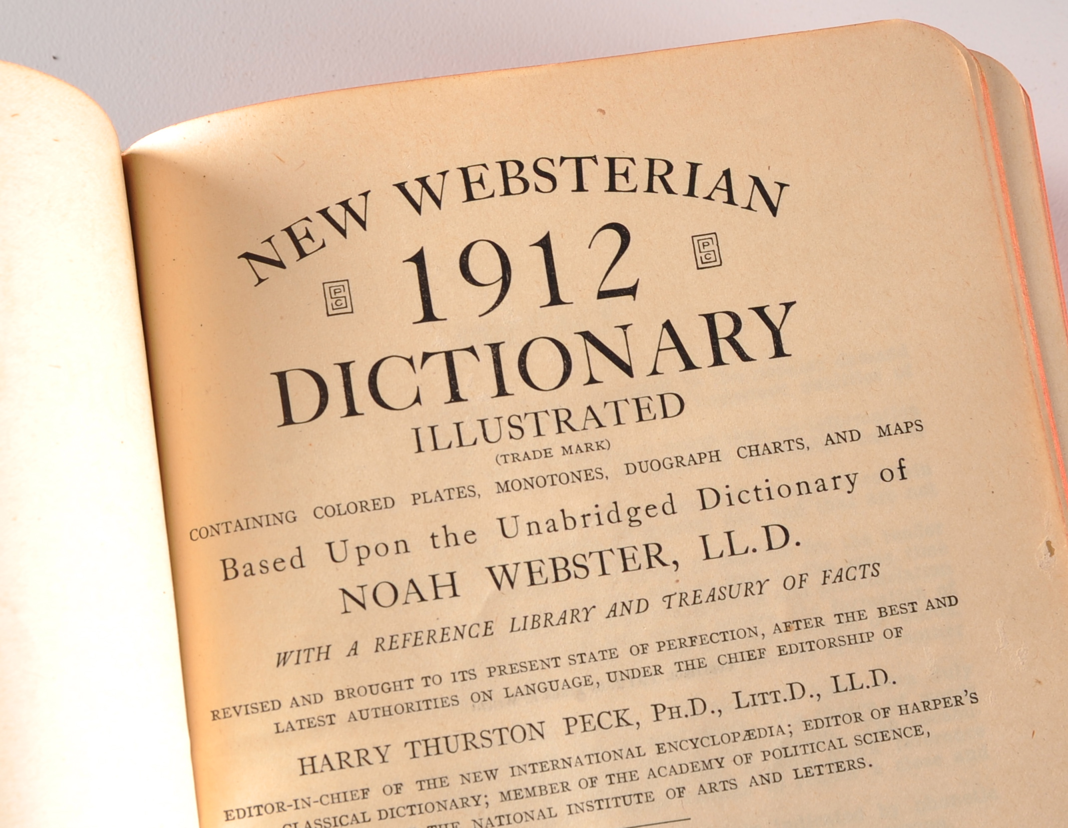New Websterian 1912 Dictionary Illustrated