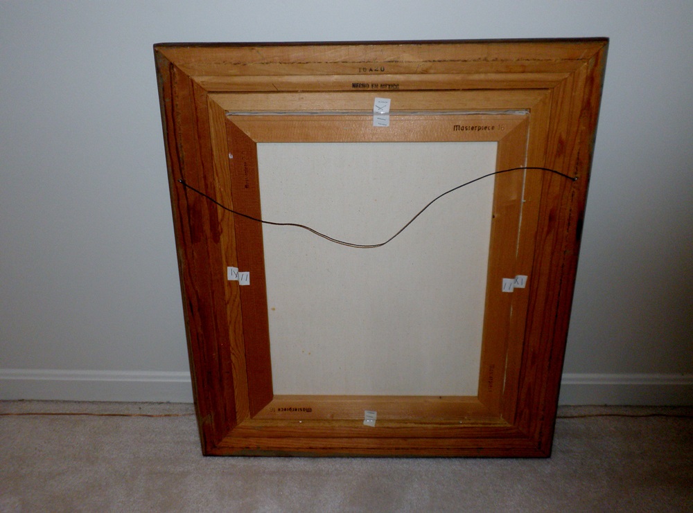 Original Oil of Winter Scene by J Helding