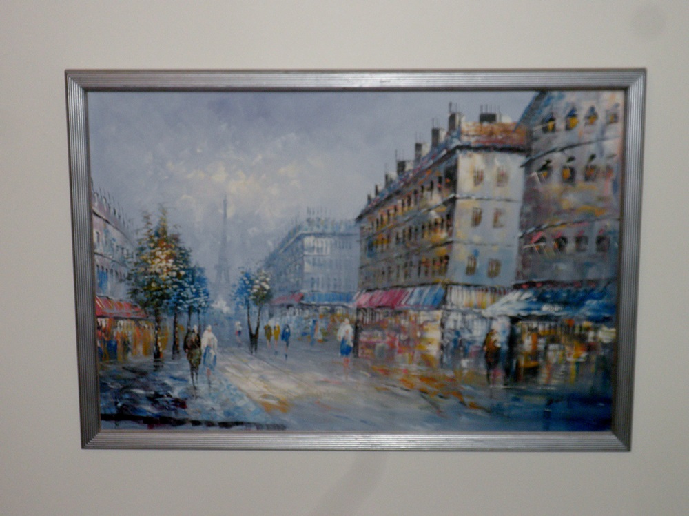 Impressionist Paris Street Scene Oil by Burney