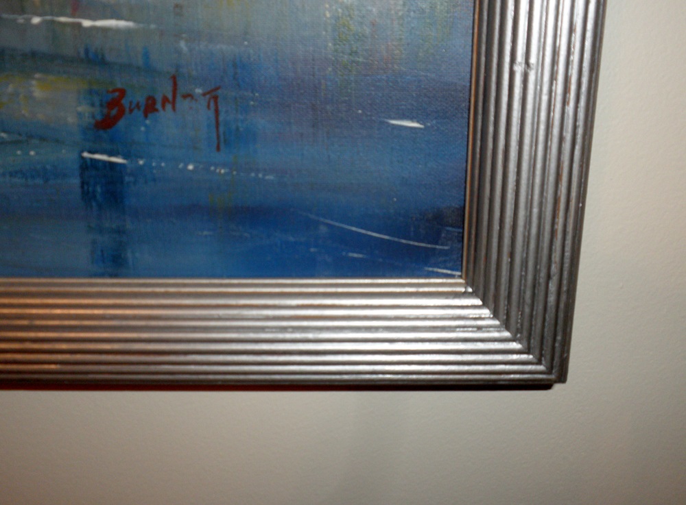 Impressionist Paris Street Scene Oil by Burney