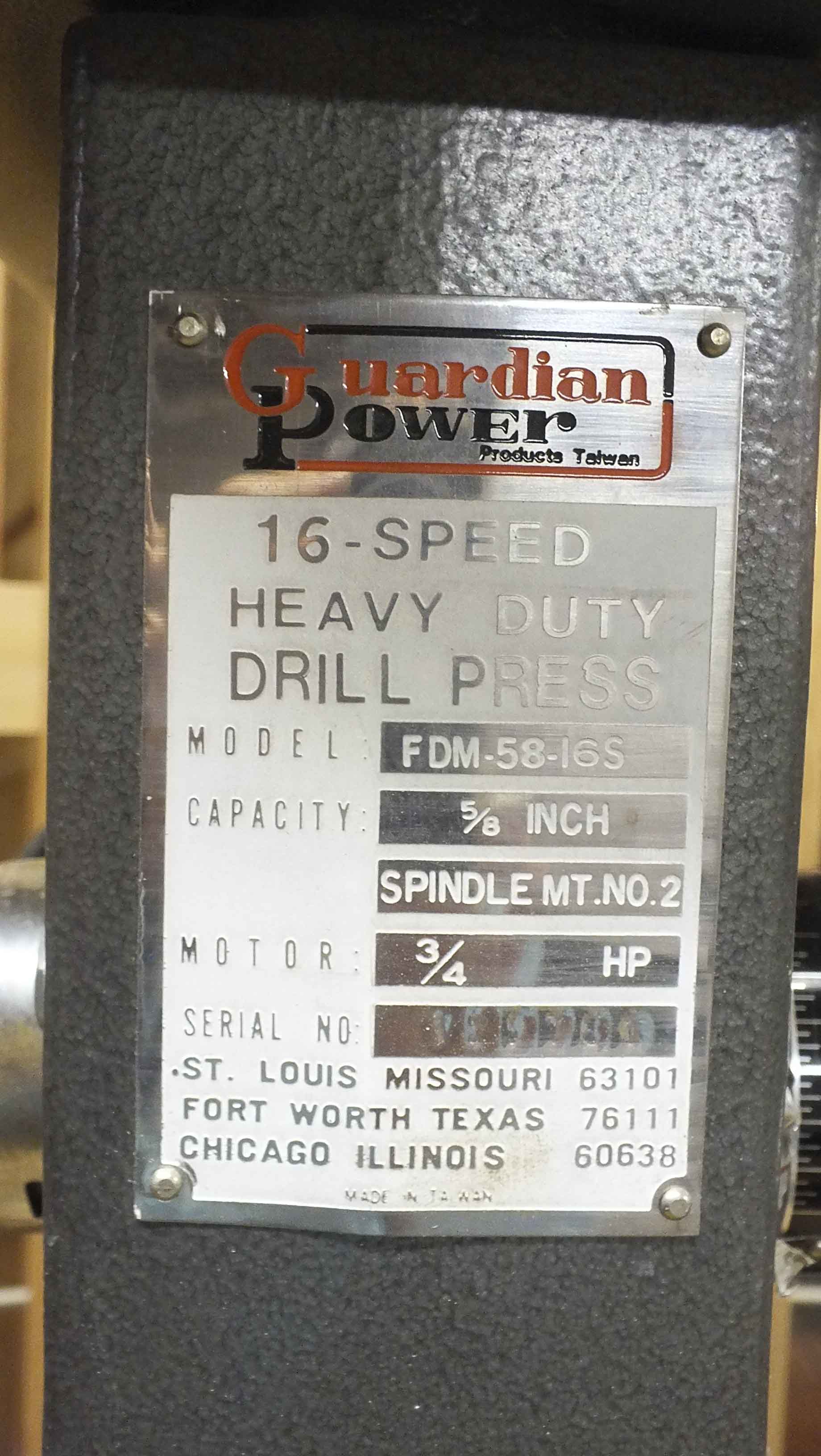 Guardian Power Drill Press