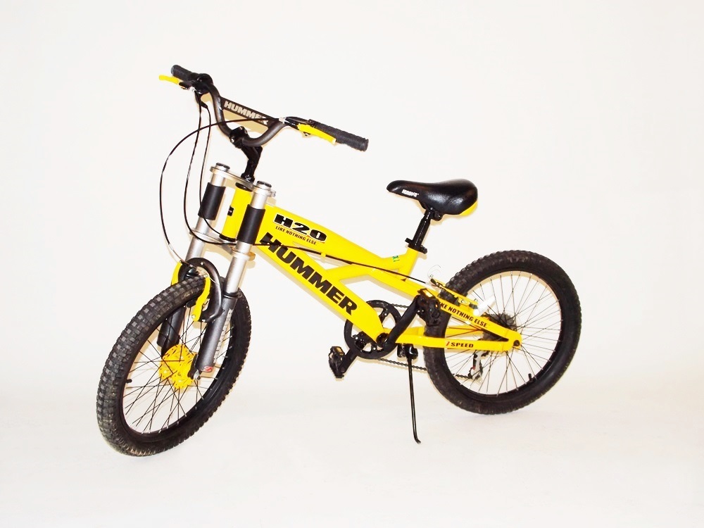 Yellow Hummer 7 speed Mountain Bike