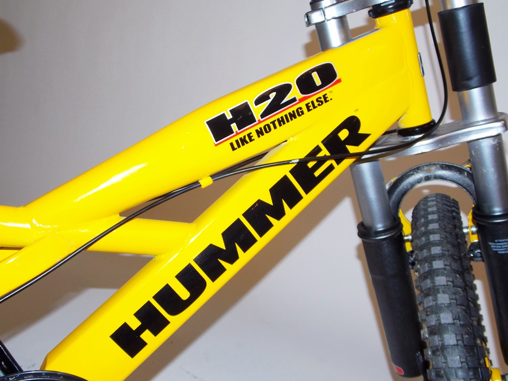 Yellow Hummer 7 speed Mountain Bike