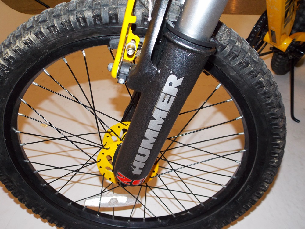 Yellow Hummer 7 speed Mountain Bike