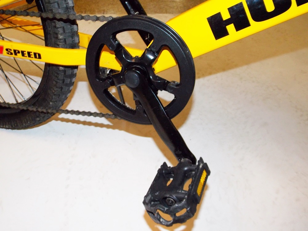 Yellow Hummer 7 speed Mountain Bike