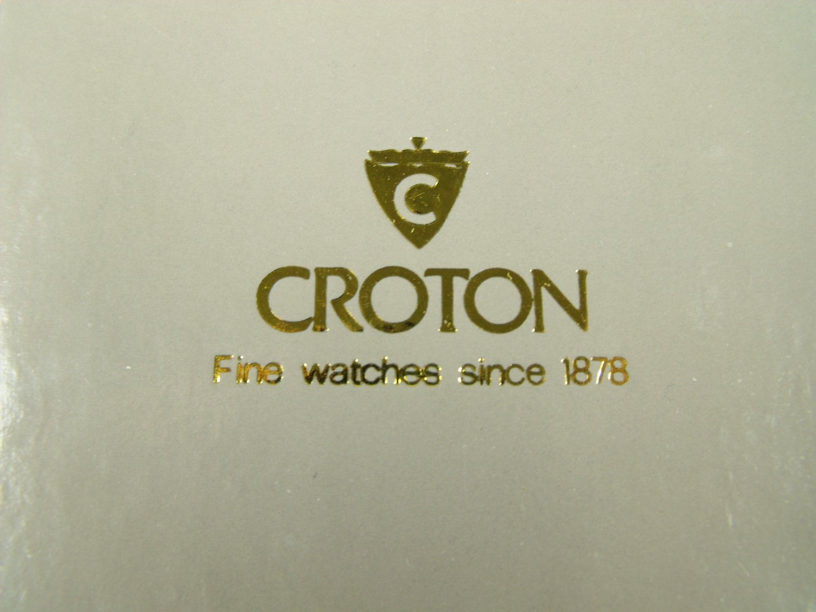 Croton quartz men's dress watch