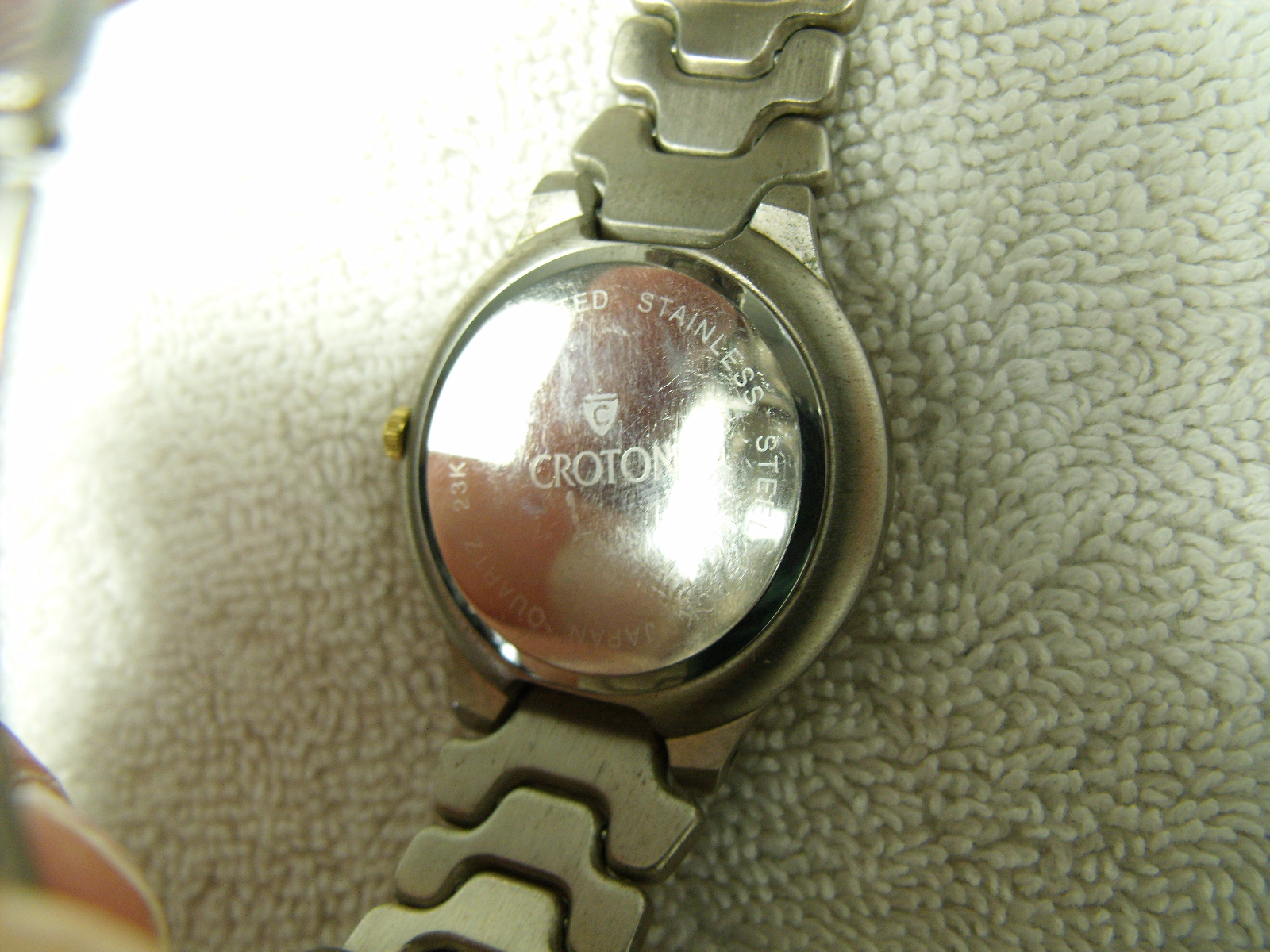 Croton quartz men's dress watch