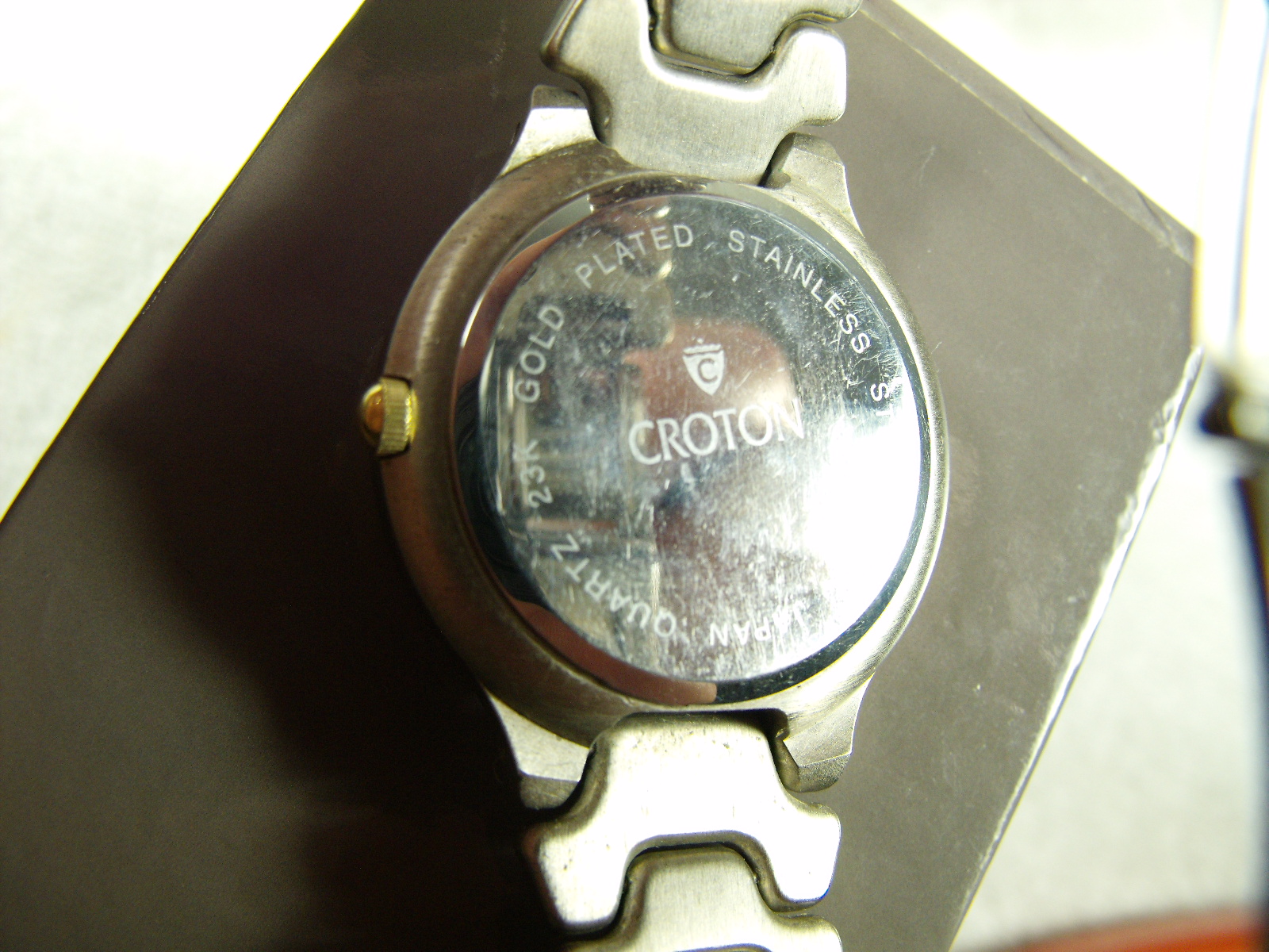 Croton quartz men's dress watch
