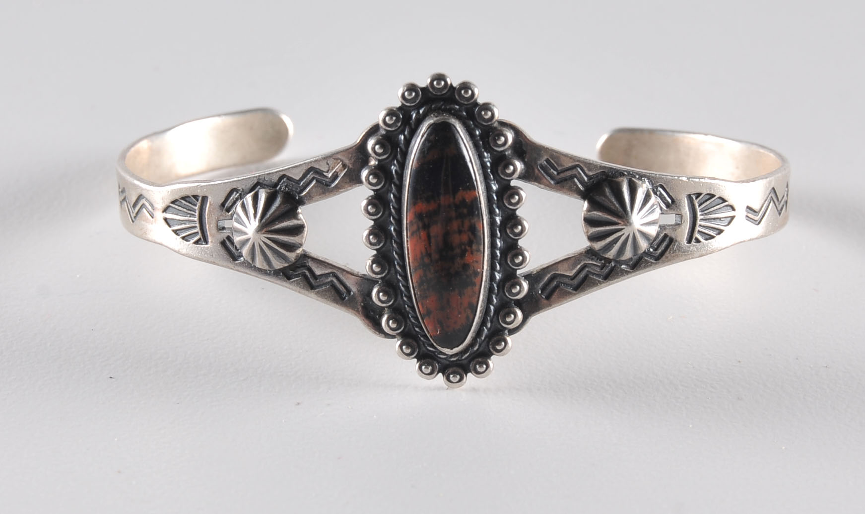  Sterling Silver Native American Cuff Bracelet
