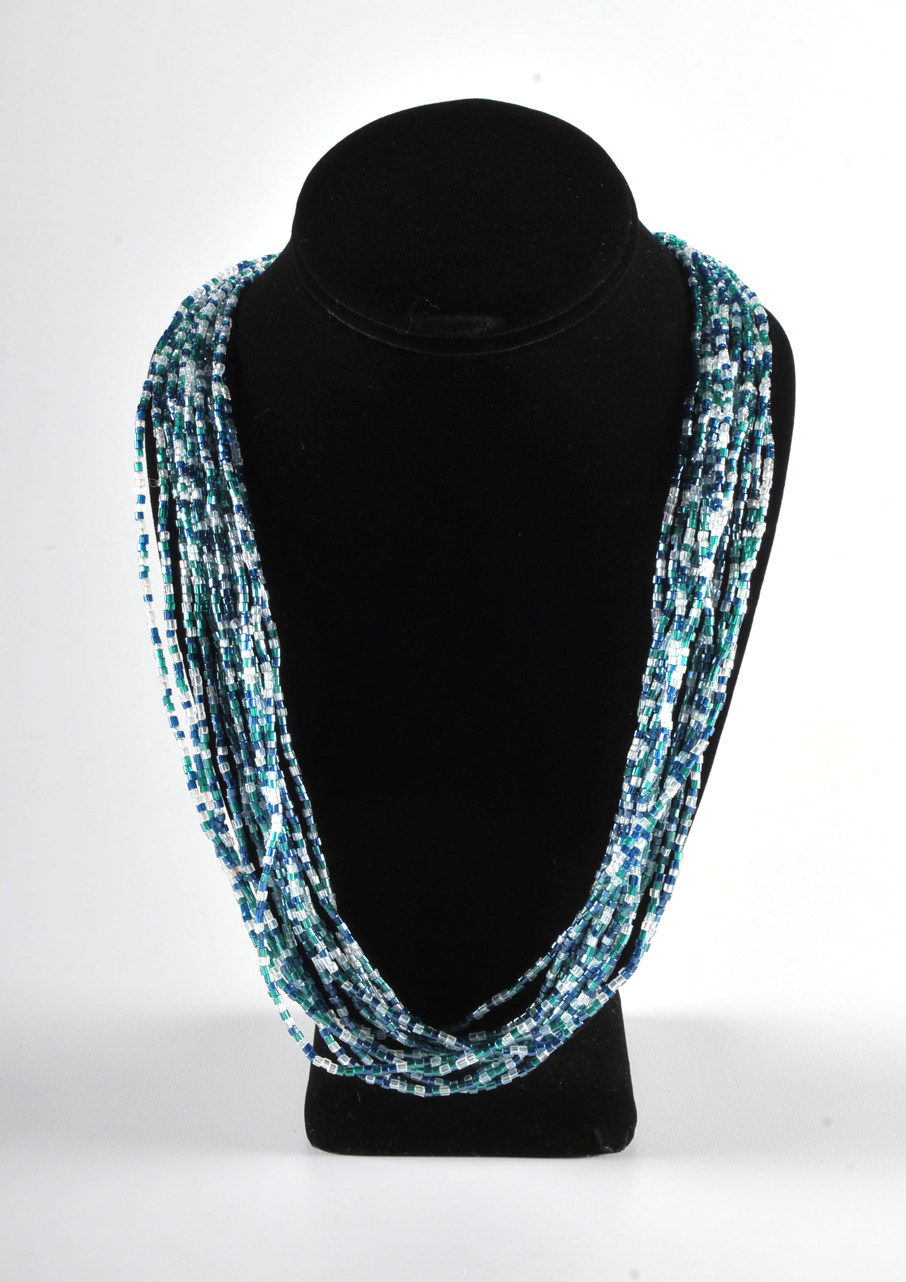 Vintage Beaded Necklace and Earrings 