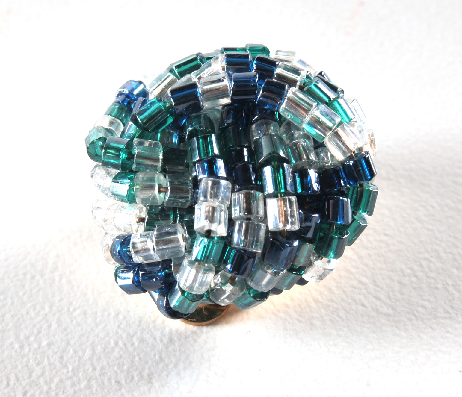 Vintage Beaded Necklace and Earrings 