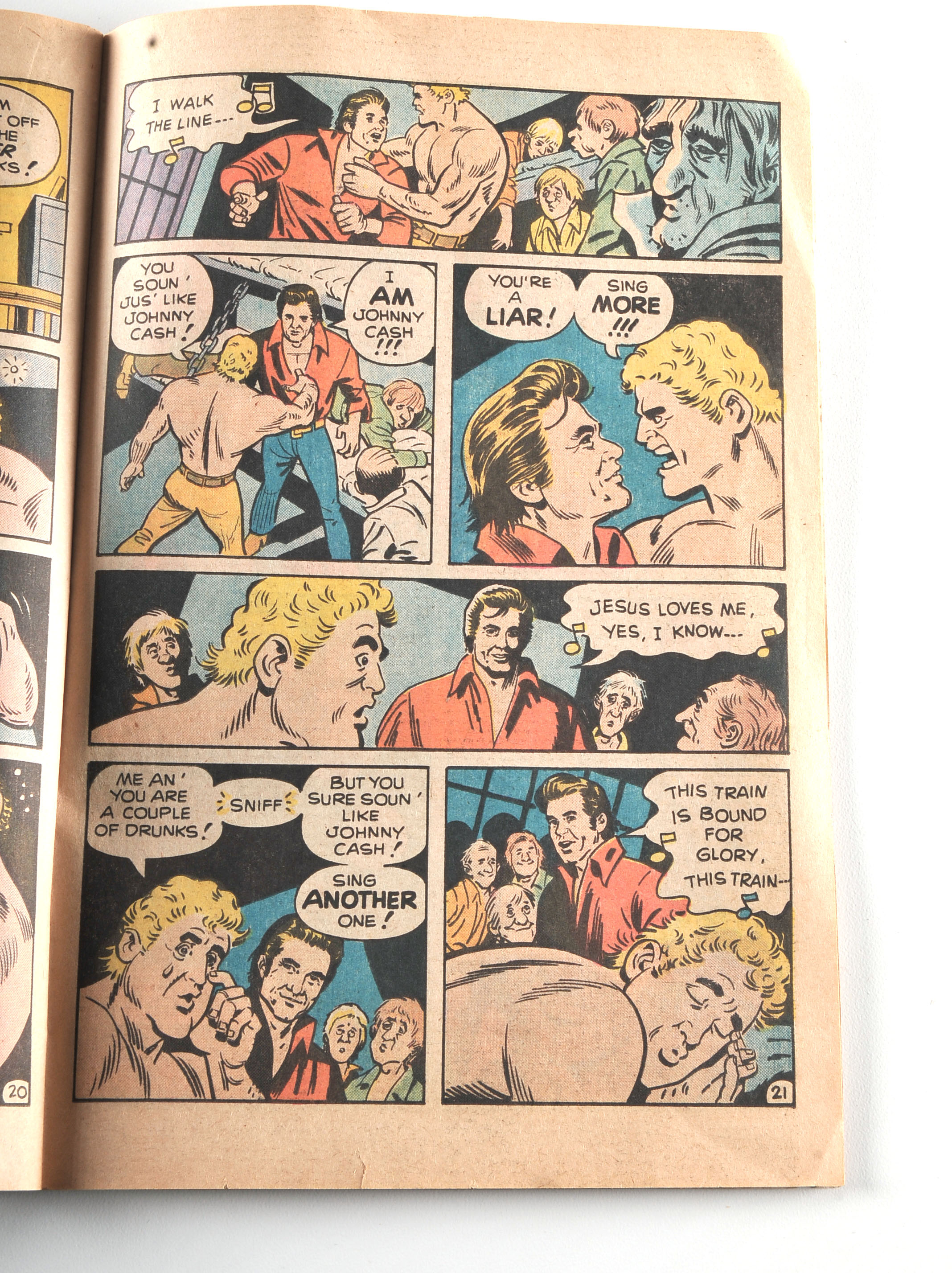 1976 Johnny Cash Comic Book