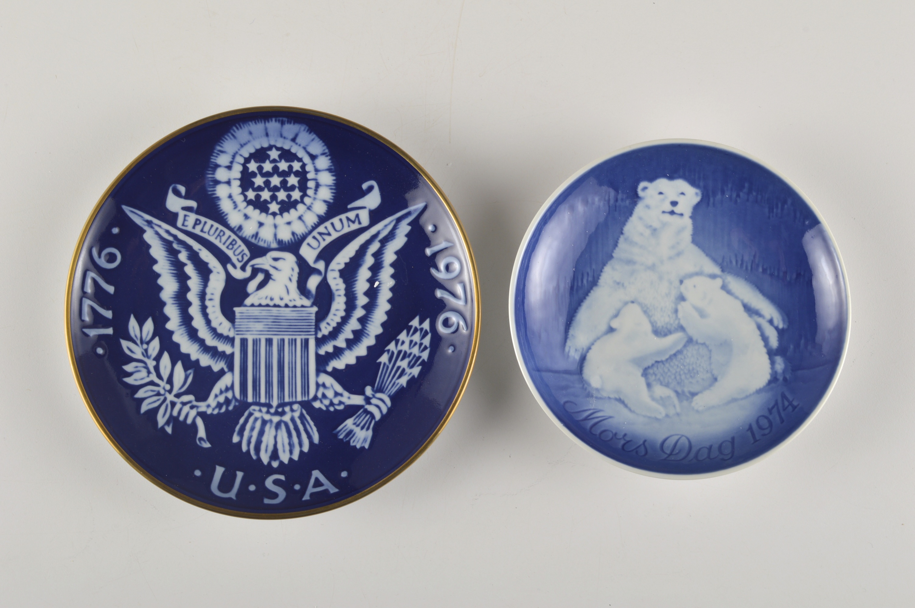 An Assortment of Porcelain Collector Plates