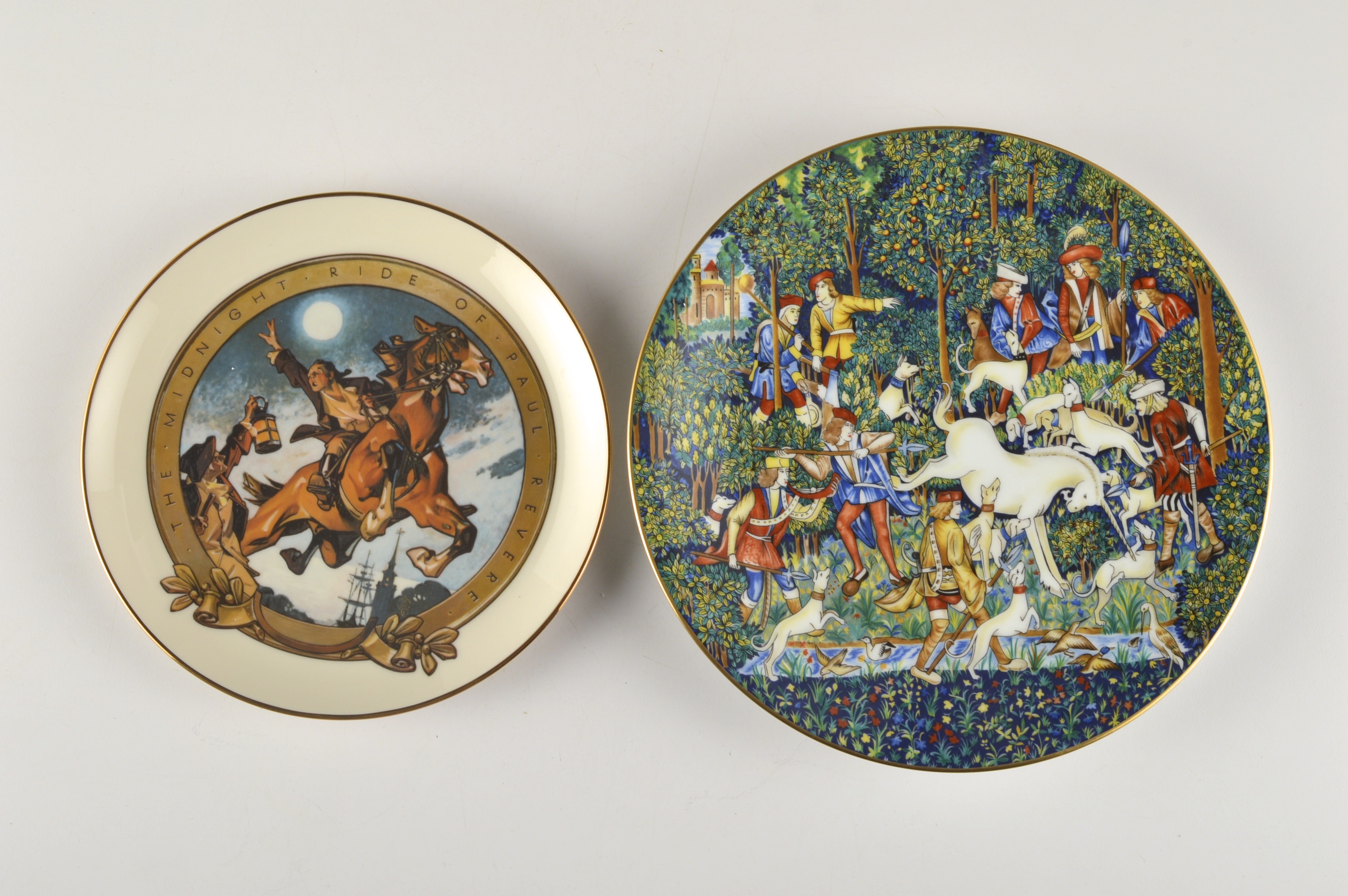 An Assortment of Porcelain Collector Plates