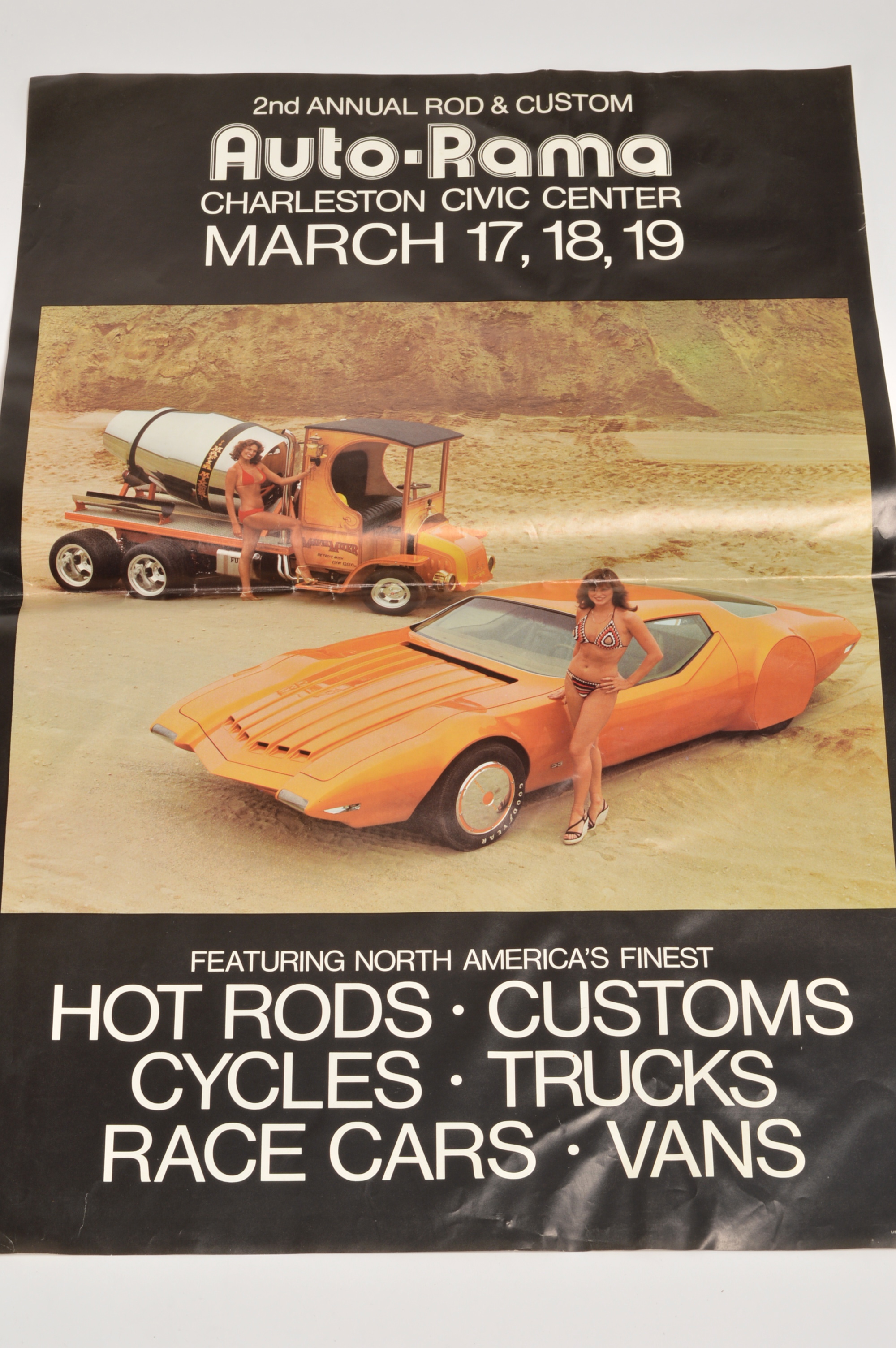 Lot of Vintage Auto Posters