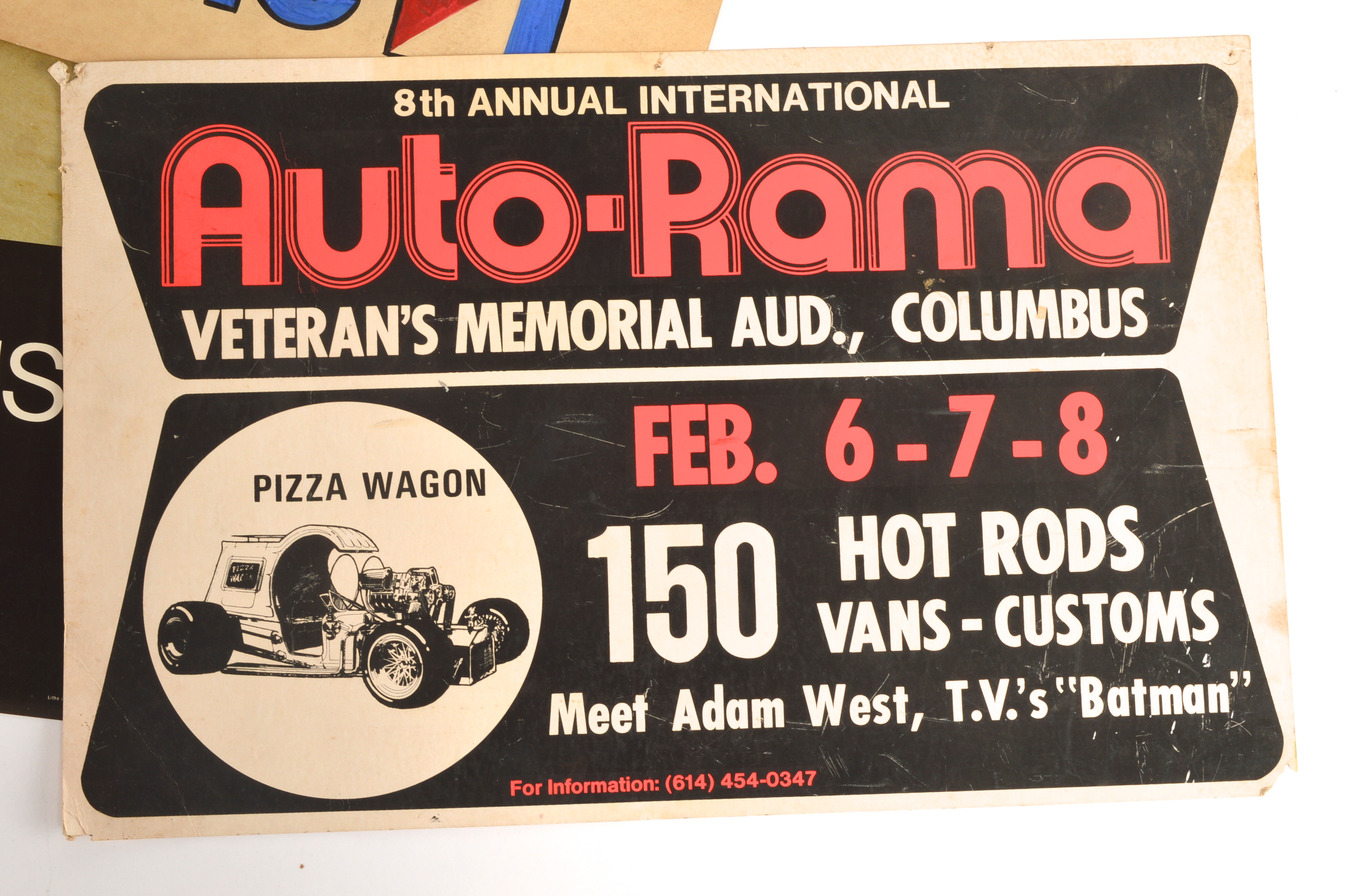 Lot of Vintage Auto Posters