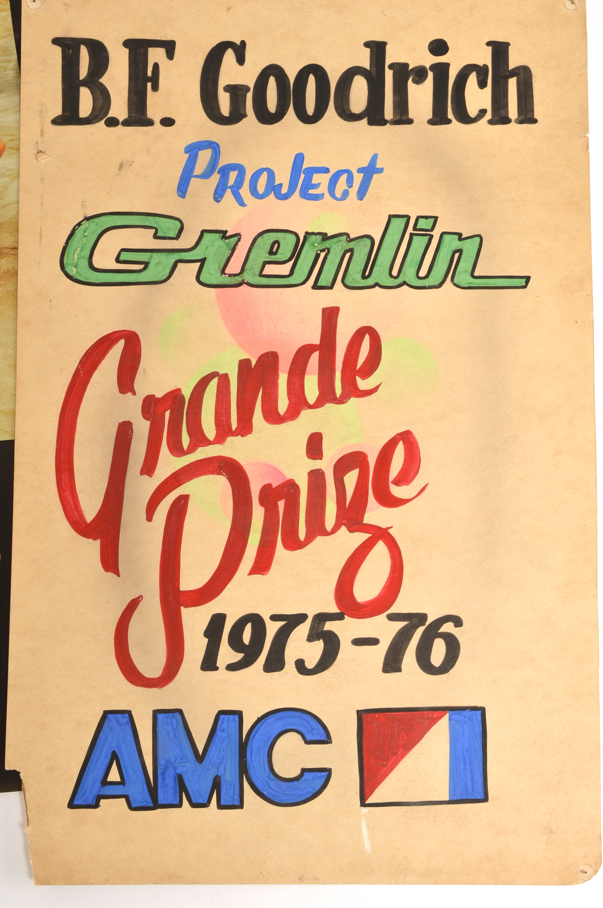 Lot of Vintage Auto Posters