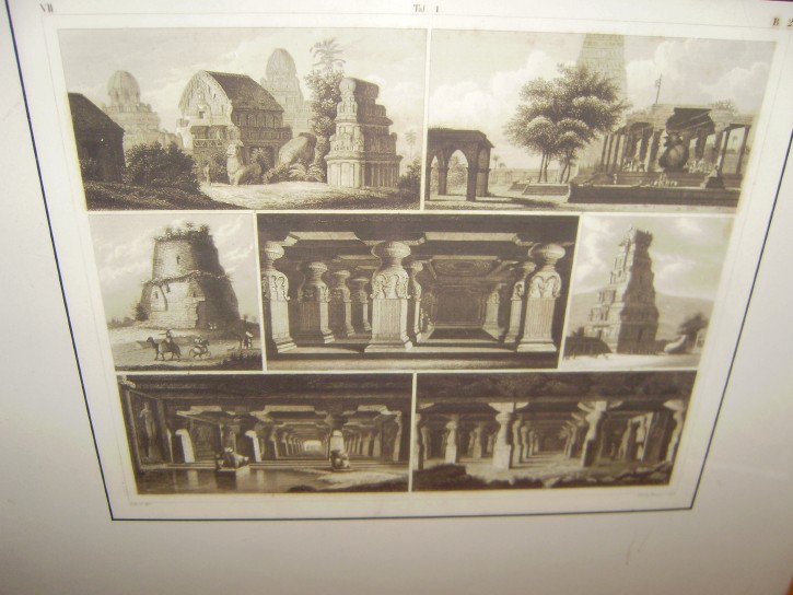 Antique Henry Winkles Engraving After Works by Johann Georg Heck